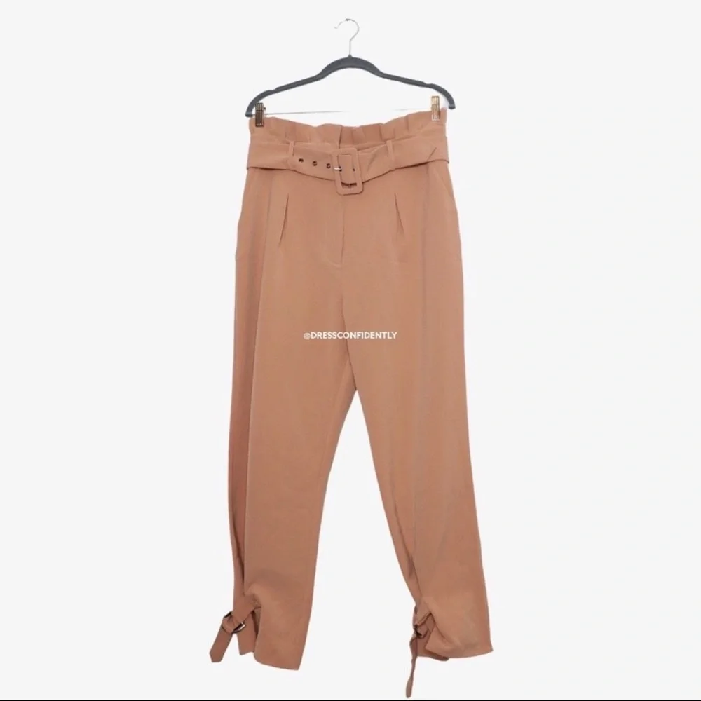 LOVERS + FRIENDS Rafaella Ruffle Paperbag Waist Pants_5